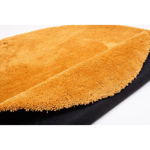Tapis Shaggy Uni Cozy Diam 140 Cm - Doré