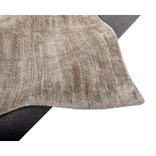 Tapis En Viscose Tissé Main Aspect Vieilli - Shine 250x350 Cm - Beige