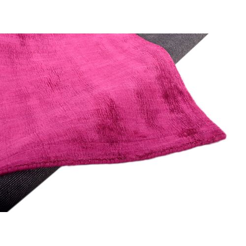 Tapis En Viscose Tissé Main Aspect Vieilli - Shine 300x400 Cm - Lilas