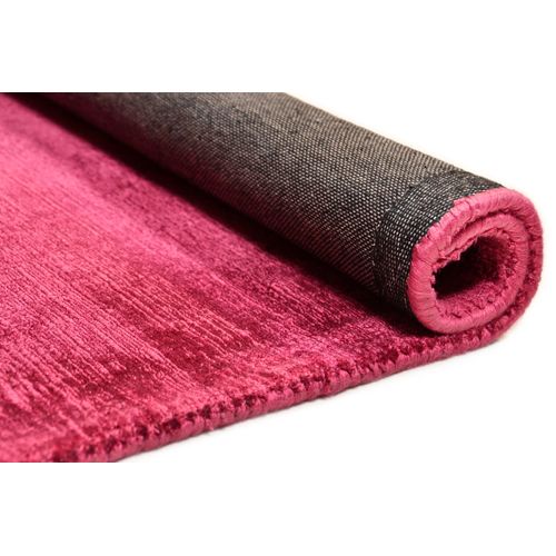 Tapis En Viscose Tissé Main Aspect Vieilli - Shine 300x400 Cm - Lilas