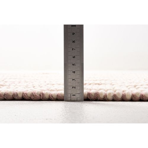 Tapis Scandinave Tissé Main Colored Macramé 65x135 Cm - Rose
