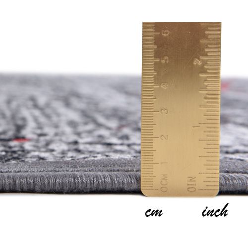 Tapis Tissé Plat Orelia 75x150 Cm - Rouge