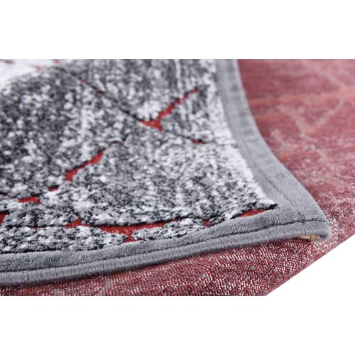 Tapis Tissé Plat Orelia 75x150 Cm - Rouge