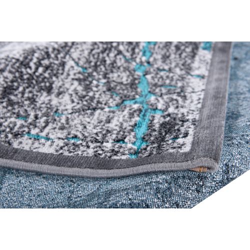 Tapis Tissé Plat Orelia 195x280 Cm - Turquoise