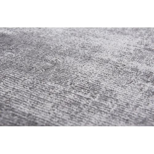 Tapis En Viscose Tissé Main Aspect Vieilli - Shine 250x350 Cm - Gris