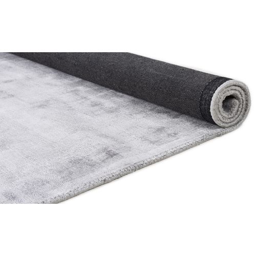 Tapis En Viscose Tissé Main Aspect Vieilli - Shine 250x350 Cm - Gris