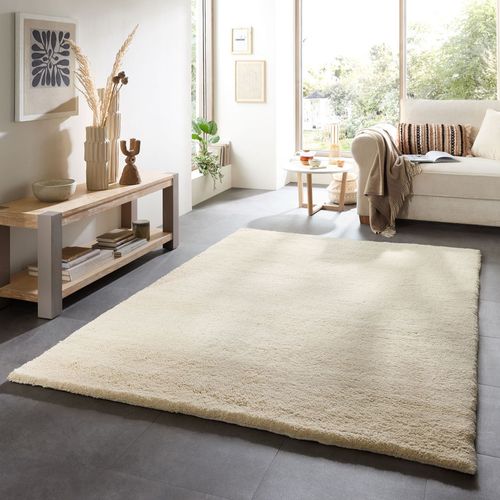 Tapis Berbère Original En Laine Hadj 300x400 Cm - Blanc