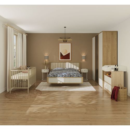 Lit bébé 60x120 cm CELIA Blanc