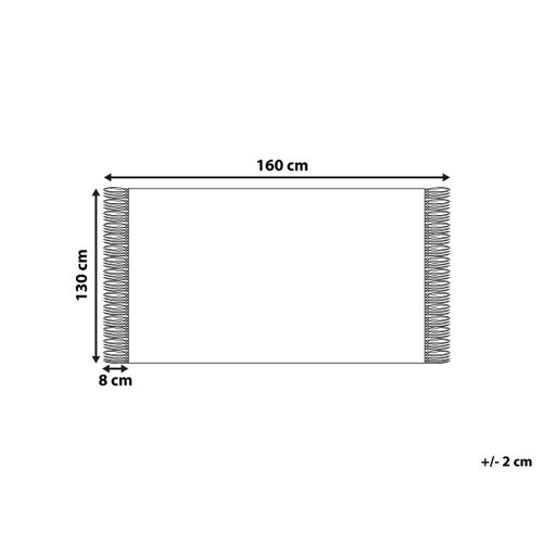Couverture En Coton 130 X 160 Cm Rose Tangier