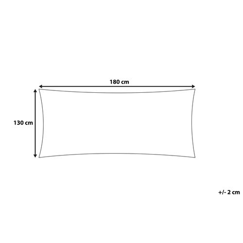 Couverture En Coton 130 X 180 Cm Beige Asaka