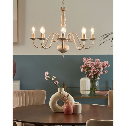 Lustre Brithon Métal Blanc