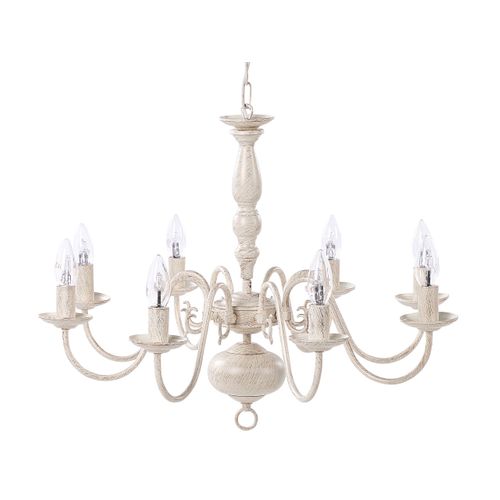 Lustre Brithon Métal Blanc