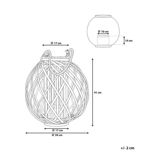 Lanterne Marron Claire Samoa