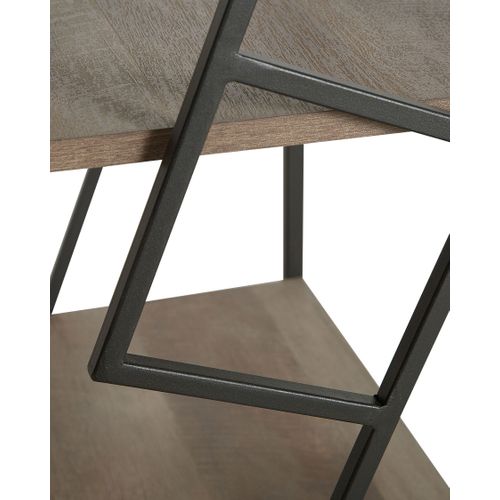 Bibliothèque 4 Étagères Bois Foncé Forres