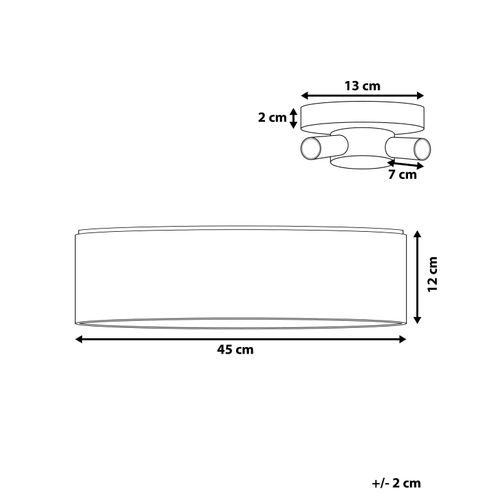 Plafonnier Doré Rena