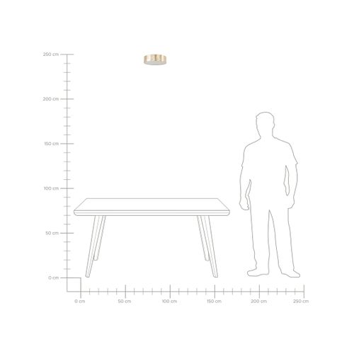 Plafonnier Doré Rena