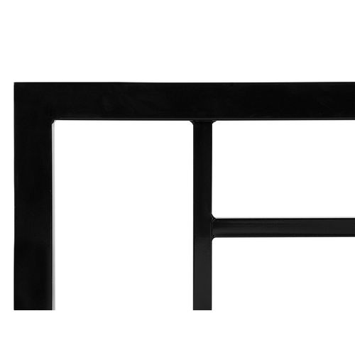 Lit Avec Sommier Métal Cusset 160 X 200 Cm Noir