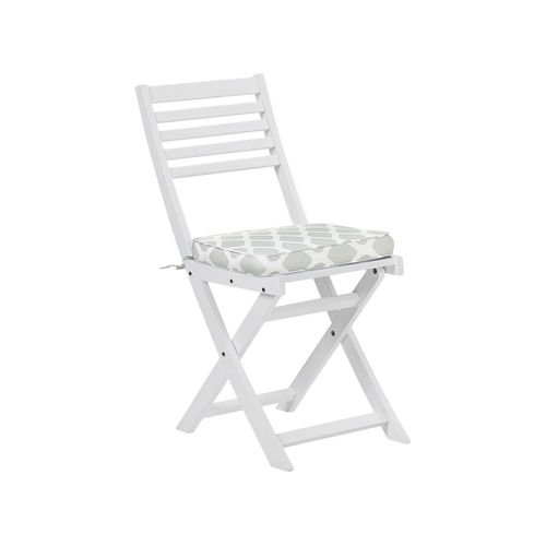 Ensemble Pour Bistro Avec Coussin Bois Vert Menthe Fiji