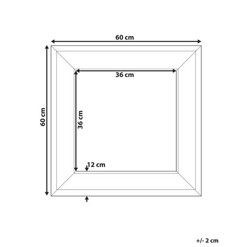 Miroir 60 Cm Doré Plerin
