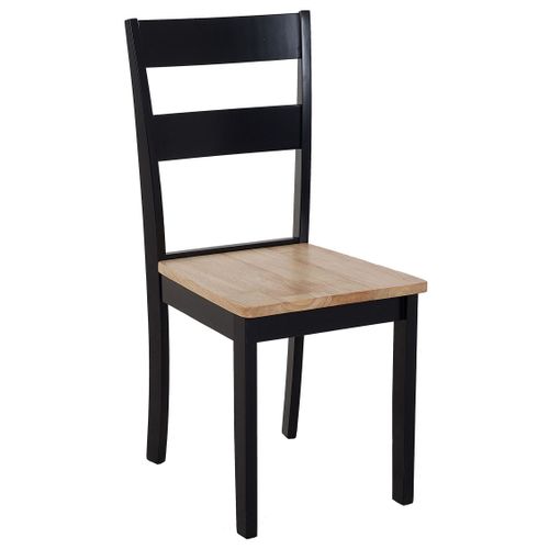 Chaise De Salle à Manger Set De 2 Noir Georgia