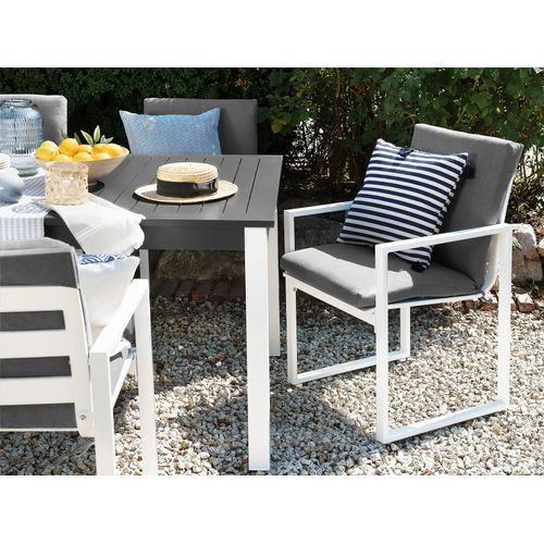 Set De Salle à Manger Métal Gris Pancole