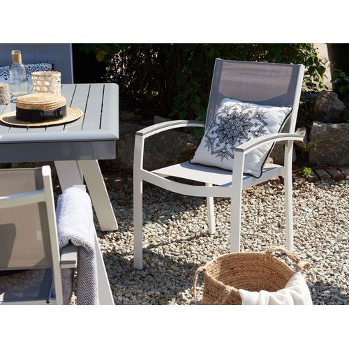 Set De Salle à Manger Métal Gris Pereta