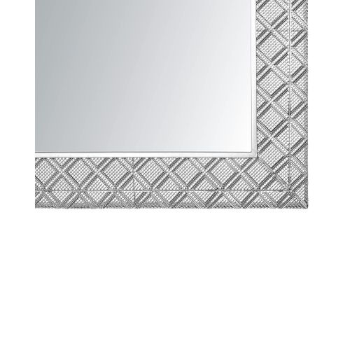 Miroir Evettes 80 Cm 80 Cm Métal Argenté