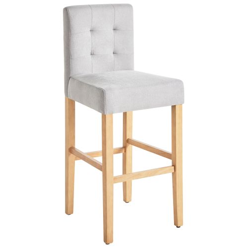 Lot De 2 Chaises De Bar Madison Gris
