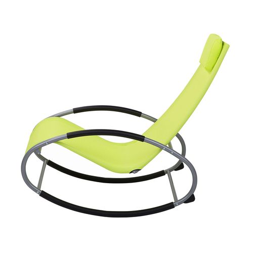 Transat à Bascule Campo Métal Vert Citron