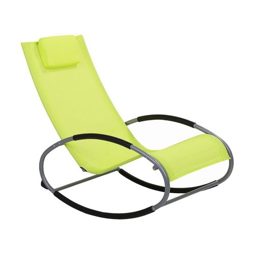 Transat à Bascule Campo Métal Vert Citron