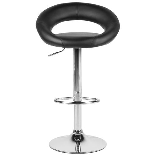 Tabouret De Bar Set De 2 Cuir Pu Noir Peoria