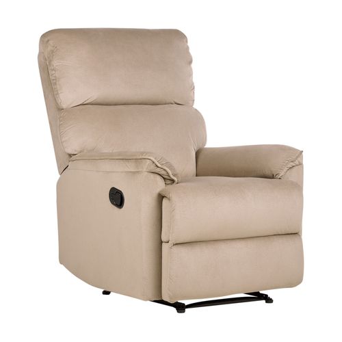 Fauteuil En Tissu Marron Clair Everton