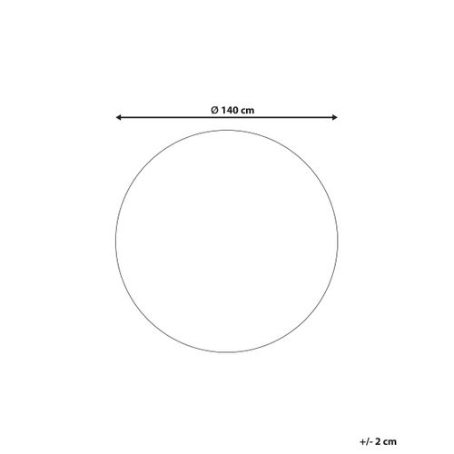 Tapis Rond Noir Cide