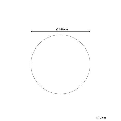 Tapis Rond Rouge Cide