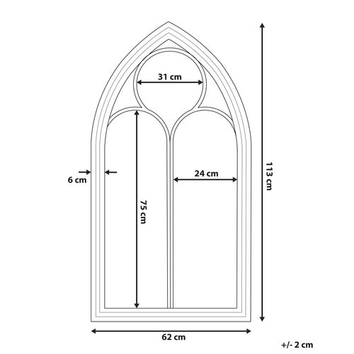 Miroir 113 Cm Blanc Trelly