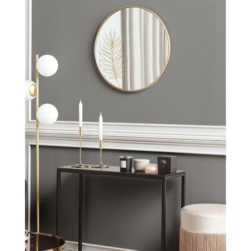 Miroir Sauvie 57 Cm 57 Cm Doré