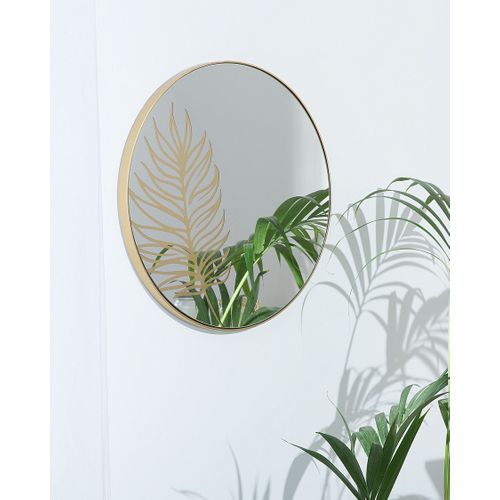 Miroir Sauvie 57 Cm 57 Cm Doré