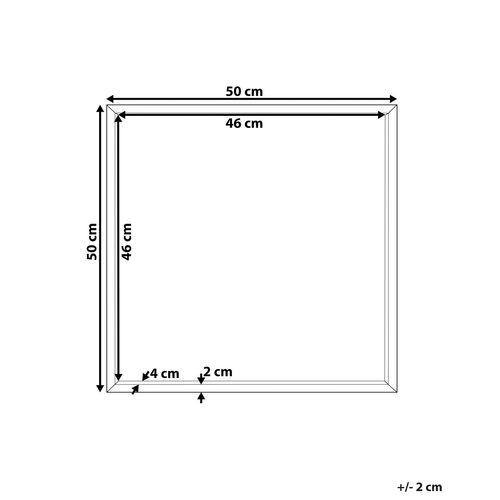 Miroir 50 Cm Noir Brignoles