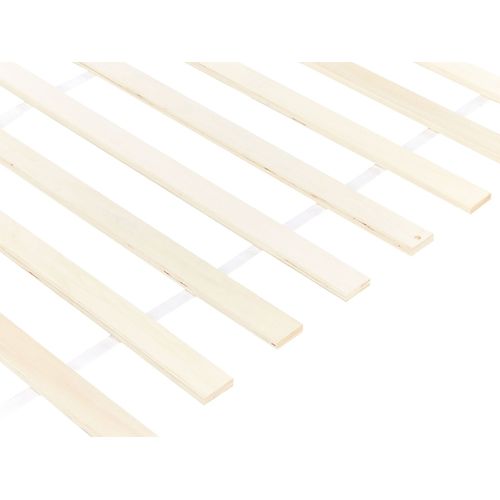 Lit Avec Sommier Bois De Pin Vannes 160 X 200 Cm Blanc