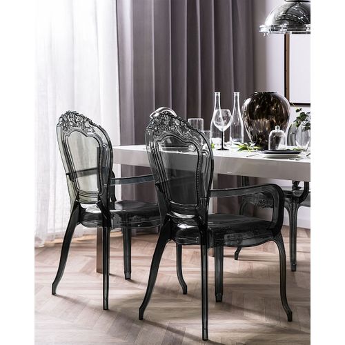 Chaise De Salle à Manger Set De 2 Noir Vermont