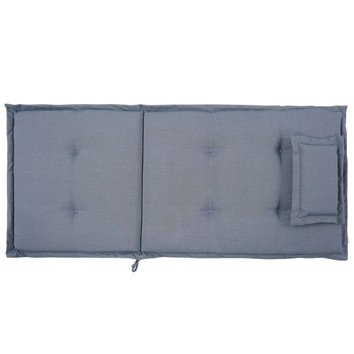 Lot De 6 Coussins En Tissu Bleu Pour Chaises De Jardin Toscana/java