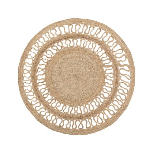 Tapis Rond Beige Dikili
