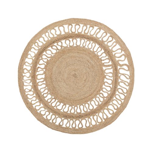 Tapis Rond Beige Dikili