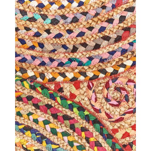 Tapis Rond 140 Cm Multicolore Yenice