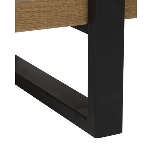 Bibliothèque 3 Étagères Bois Foncé Timber