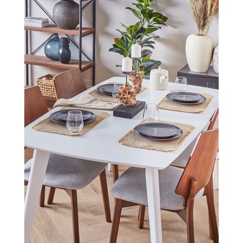 Bibliothèque 4 Étagères Bois Foncé Brisbane