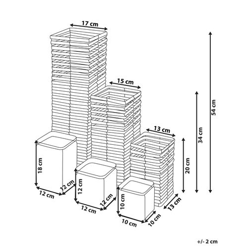Lot De 3 Bougeoirs Blancs Marola