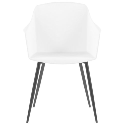 Chaise De Salle à Manger Set De 2 Blanc Fonda