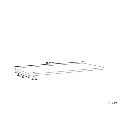 Coussin Rouge Foncé 152 X 54 X 5 Cm Pour Banc De Jardin Vivara