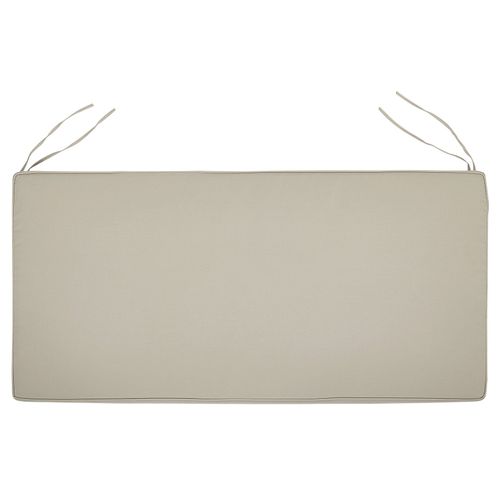 Banc Avec Coussin Bois D'acacia Certifié 120 Cm Beige Vivara